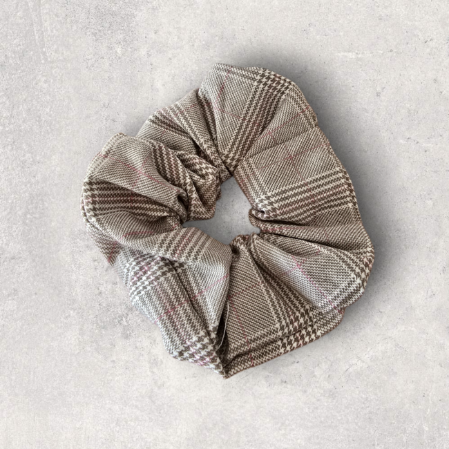 Chouchou à carreaux