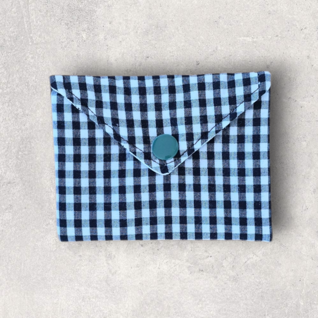 Pochette - Vichy noir et blanc